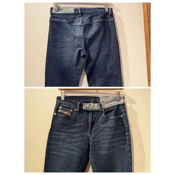 Vintage Diesel "Only the Brave" denim flared jeans Sz 29 - Picture 5 of 11